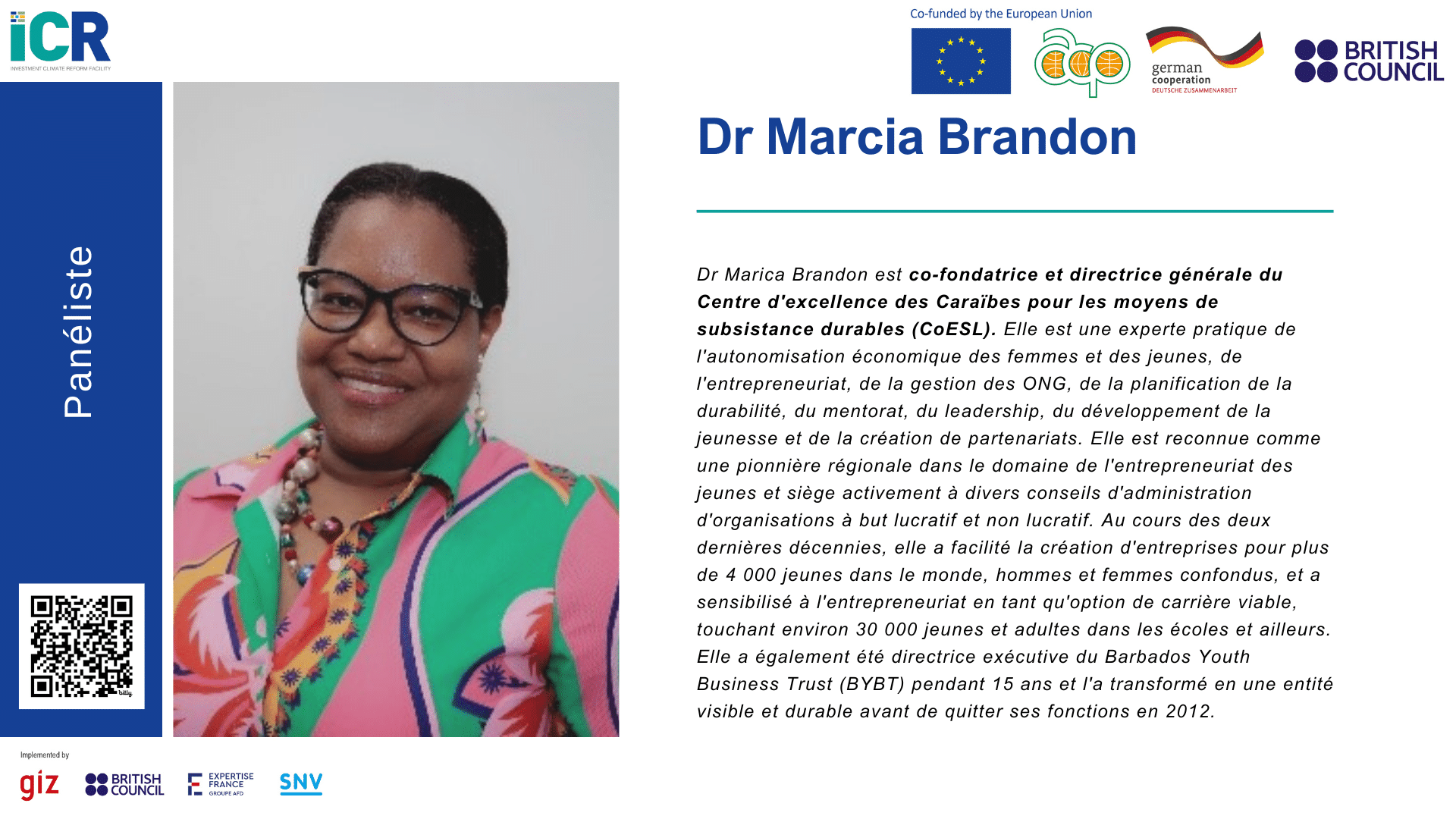 Dr Marcia Brandon
